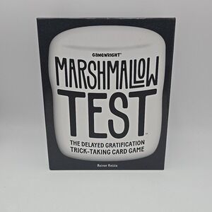 Marshmallow Test Trick-Taking Card Game by Gamewright Open Box